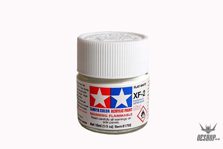 TAMIYA 81702 ACRYLIC MINI XF-2 WHITE 10ml Tamiya 1.85 OEShop