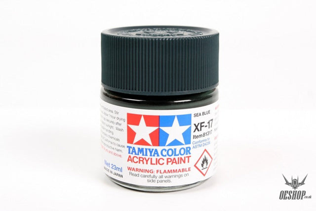 TAMIYA 81717 ACRYLIC MINI XF-17 SEA BLUE 10ml Tamiya 1.85 OEShop