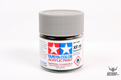 TAMIYA 81719 ACRYLIC MINI XF-19 SKY GREY 10ml Tamiya 1.85 OEShop
