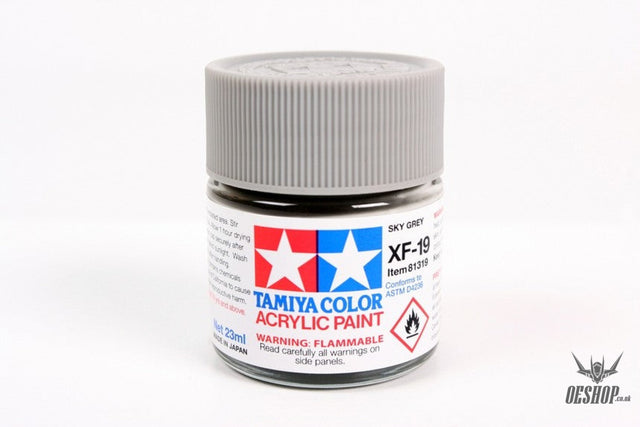 TAMIYA 81719 ACRYLIC MINI XF-19 SKY GREY 10ml Tamiya 1.85 OEShop