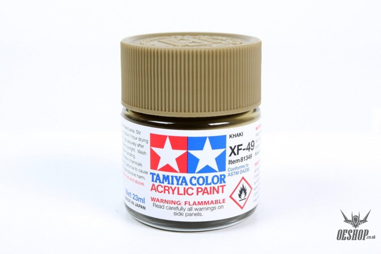 TAMIYA 81749 ACRYLIC MINI XF-49 KHAKI 10ml Tamiya 1.85 OEShop