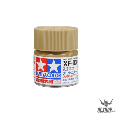TAMIYA 81793 ACRYL.MINI XF-93 LIGHT BROWN DAK 1942 10ml Tamiya 1.85 OEShop