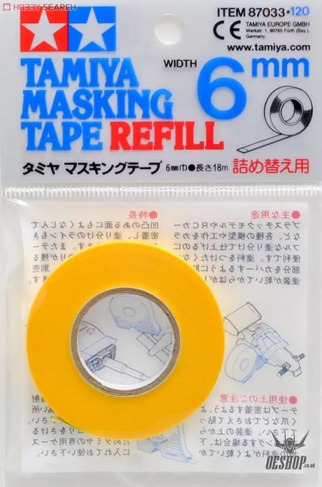 TAMIYA 87033 MASKING TAPE REFILL 6MM Tamiya 1.75 OEShop