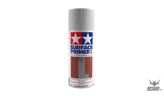 TAMIYA 87042 Surface Primer L Grey for Plastic & Metal 180ml Painting Consumables