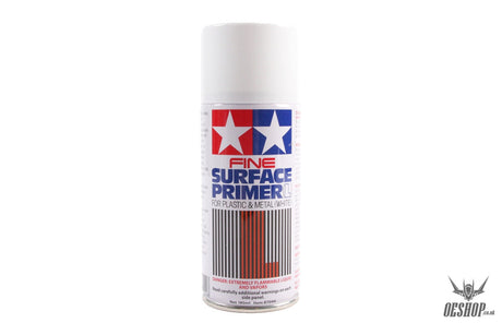TAMIYA 87044 Fine Surface Primer L White for Plastic & Metal 180ml Painting Consumables