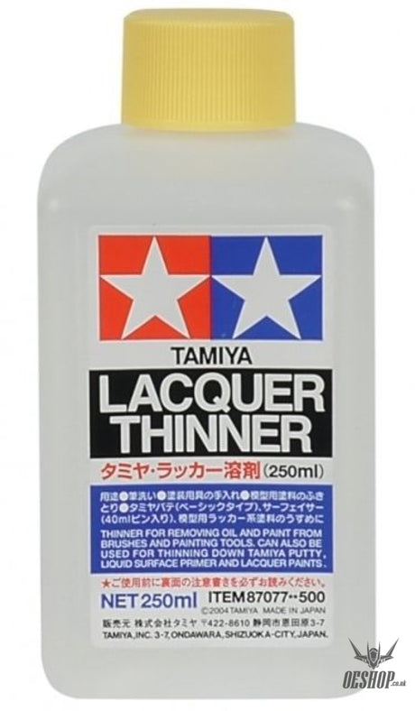 TAMIYA 87077 Lacquer Thinner - 250ml Painting Consumables