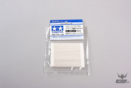TAMIYA 87103-87107 Cotton Swab 87103 Cotton Swab (Round Extra Small x50 pcs) Paint Tools