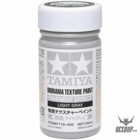 TAMIYA 87116 Textured Paint - Pavement Light Grey 100ml Painting Consumables