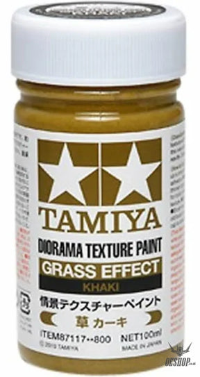 TAMIYA 87117 Textured Paint - Grass Khaki 100ml Painting Consumables