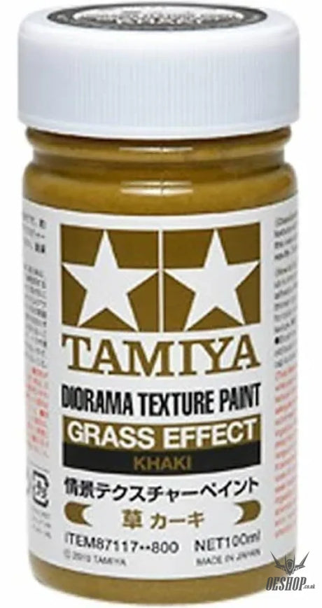 TAMIYA 87117 Textured Paint - Grass Khaki 100ml Painting Consumables