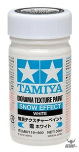 TAMIYA 87119 Textured Paint - Snow White 100ml Painting Consumables