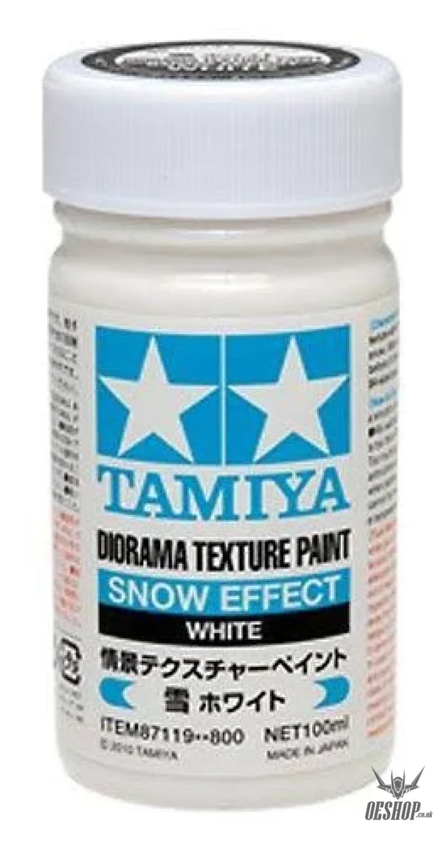 TAMIYA 87119 Textured Paint - Snow White 100ml Painting Consumables