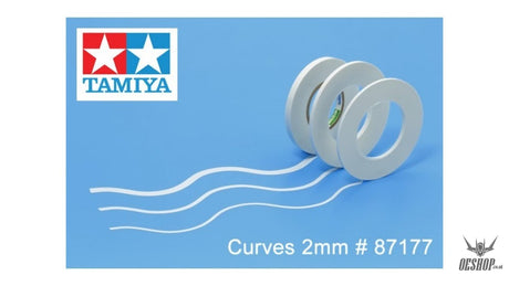 TAMIYA 87177 MASKING TAPE for CURVES 2MM WIDTH 20M LENGTH Tamiya 4.50 OEShop
