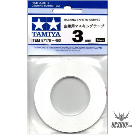TAMIYA 87178 MASKING TAPE for CURVES 3MM WIDTH 20M LENGTH Tamiya 4.50 OEShop