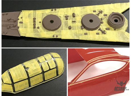 TAMIYA 87208 Masking Tape 3mm Width 18M Length Masking