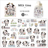 Telado Panda-farm Dairy-farm Stickers Dairy farm Milk Time (33 pieces) Sticker