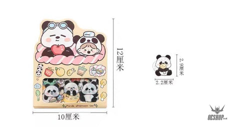 Telado Panda-farm Dairy-farm Stickers Sticker
