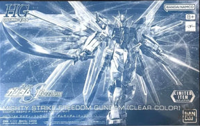 PBandai Limited 1/144 HGCE Mighty Strike Freedom Gundam (Clear Color Ver.) - Scale Model Kits