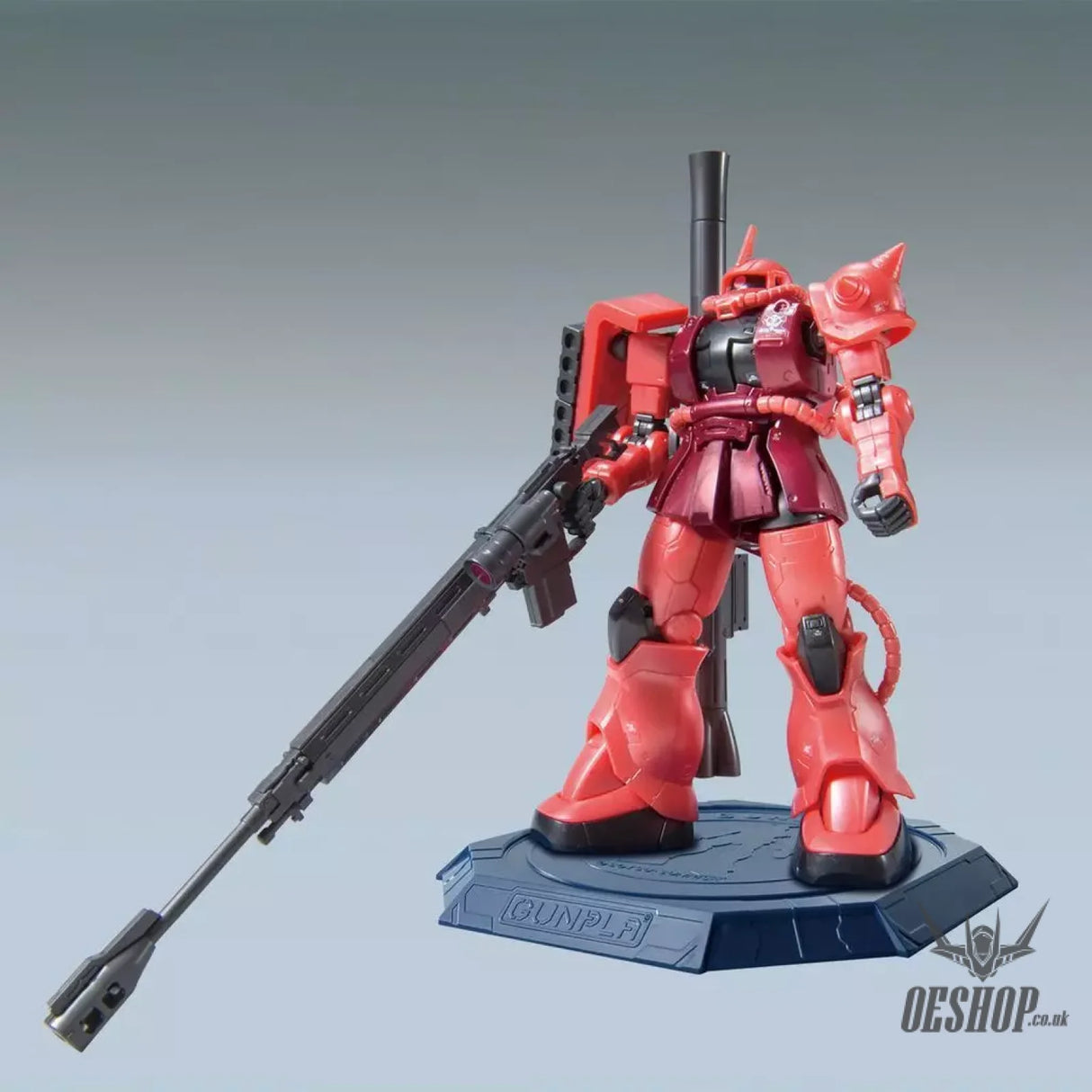 The Gundam Base Limited 1/144 HGGTO Char Aznable’s Zaku II [Metallic] - Scale Model Kits
