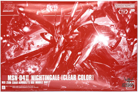 The Gundam Base Limited 1/144 HGUC MSN-04II Nightingale (Clear Color) - Scale Model Kits