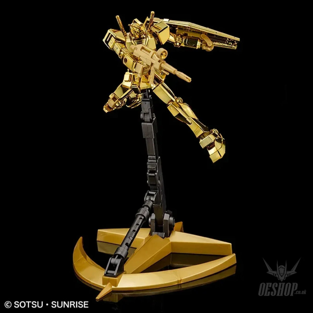 The Gundam Base Limited 1/144 HGUC PRIZE RX-78-2 Gundam (Gold Coating) - Scale Model Kits