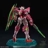 1/144 RG The Gundam Base Limited 00 Qan[T] [Trans-Am Clear] Scale Model Kits