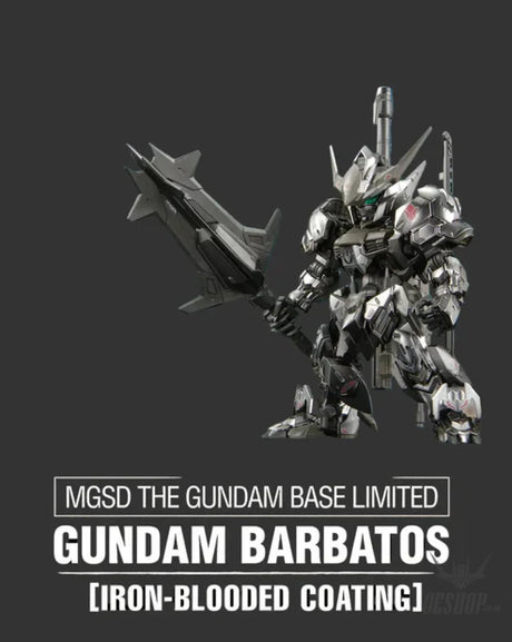 Bandai MGSD The Gundam Base Limited Gundam Barbatos [Iron-Blooded Coating] - Scale Model Kits