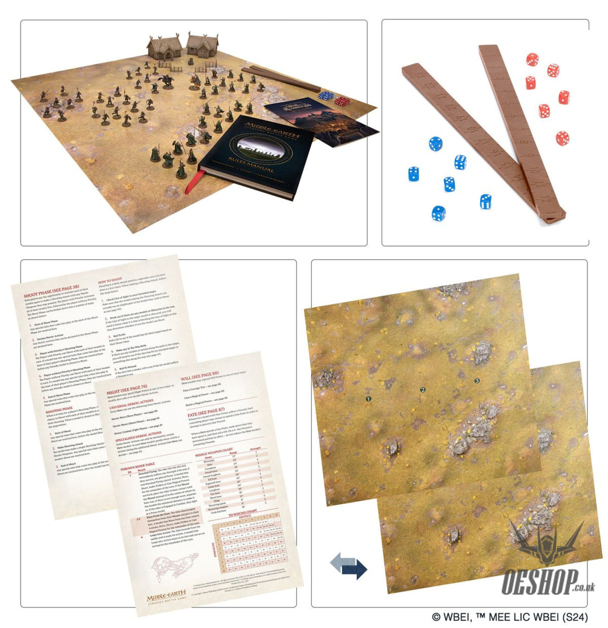 The Lord of the Rings: The War of the Rohirrim - Battle of Edoras 30-83 Tabletop Wargame