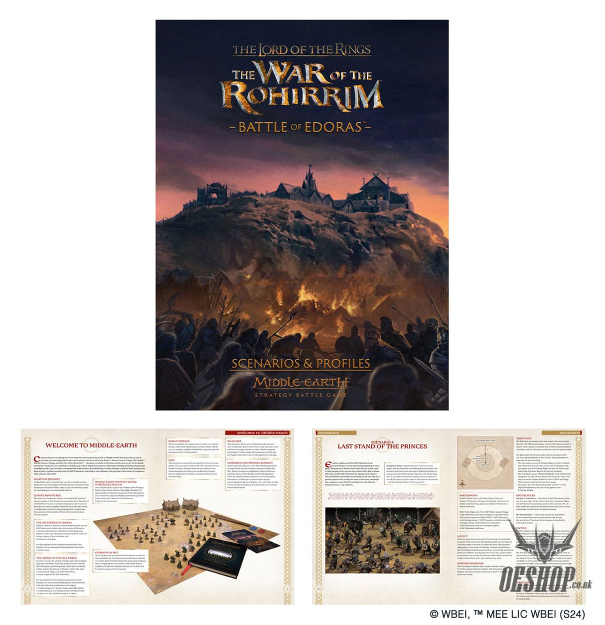 The Lord of the Rings: The War of the Rohirrim - Battle of Edoras 30-83 Tabletop Wargame