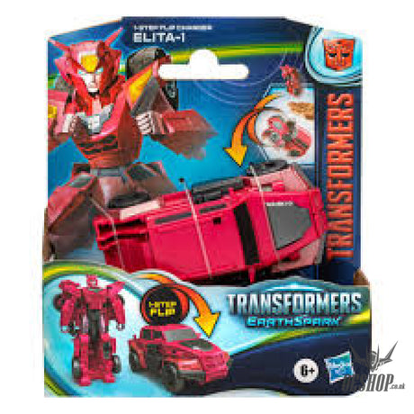 Transformers EarthSpark 1-Step Flip Changer Figure Elita-1 Action & Toy Figures