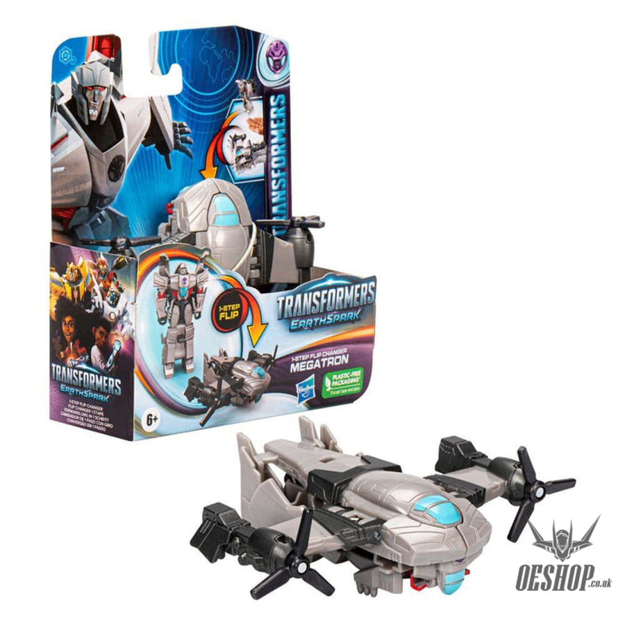 Transformers EarthSpark 1-Step Flip Changer Figure Megatron – OEShop