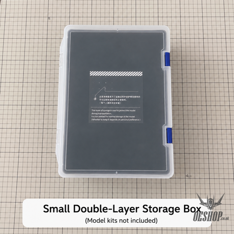 Transparent Display Case for Models Kits - MG Small Double-Layer Box/ RG HG Sazabi Zeon - Storage & Organization