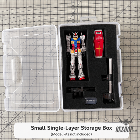 Transparent Display Case for Models Kits - RG HG Small Single-Layer Storage Box - Storage & Organization