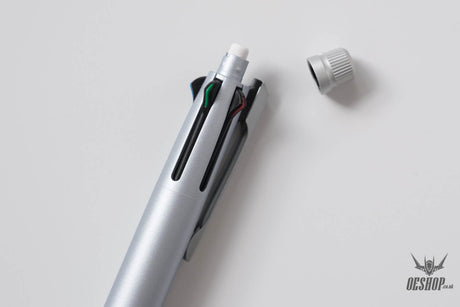 Uni Jetstream 4 +1 Multiple Functions Pen Metal Ice Silver Uni MITSUBISHI PENCIL 22.98 OEShop
