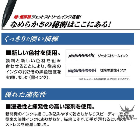 Uni Jetstream 4 +1 Multiple Functions Pen Metal Ice Silver Uni MITSUBISHI PENCIL 22.98 OEShop