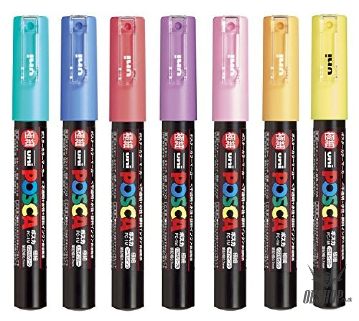 Uni POSCA Paint Marker PC-1M 7C Ultra-Fine 7 Color Set Uni MITSUBISHI PENCIL 17.98 OEShop