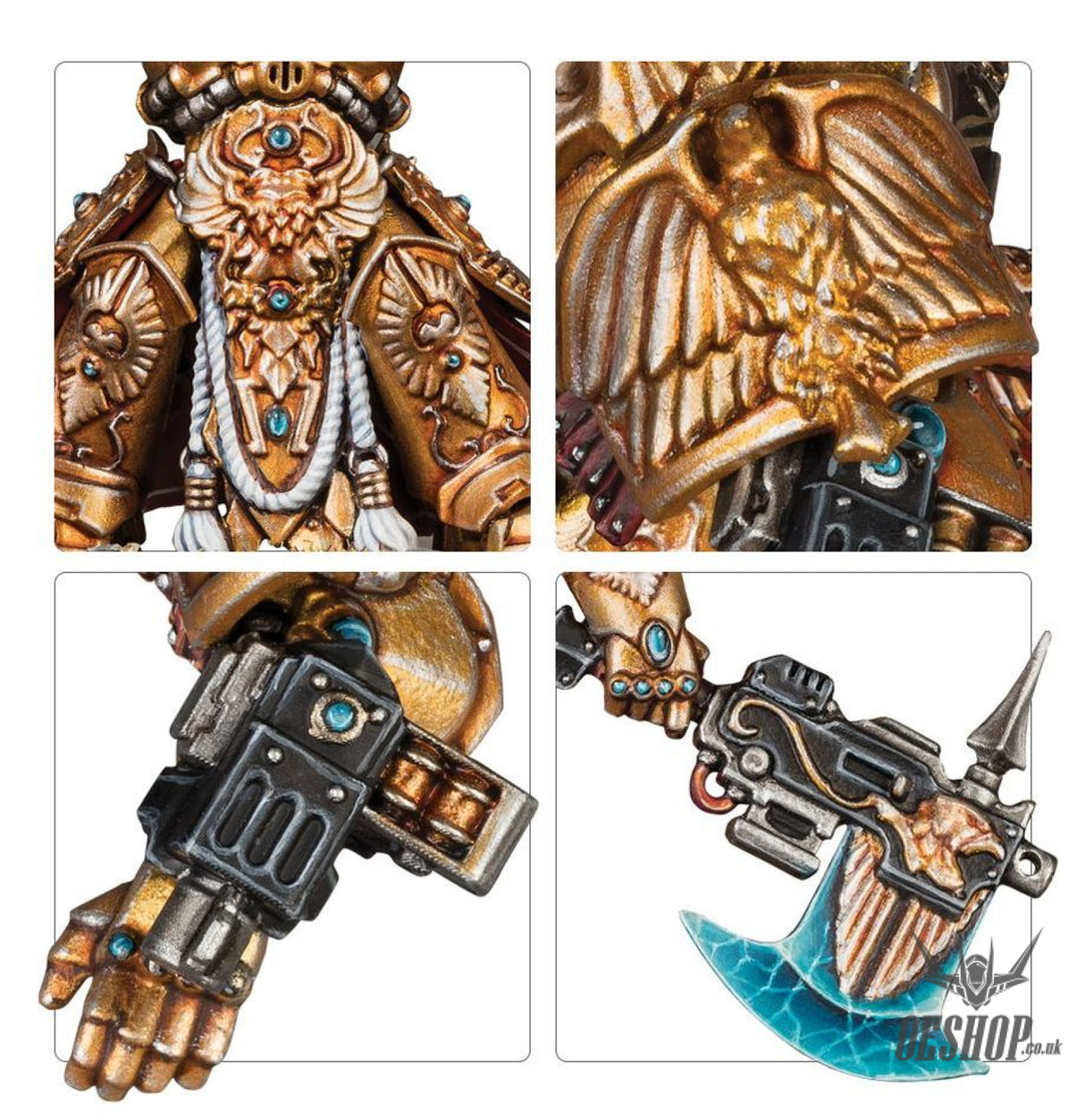Warhammer 40,000 Adeptus Custodes: Allarus Custodians 01-13 Tabletop Wargame