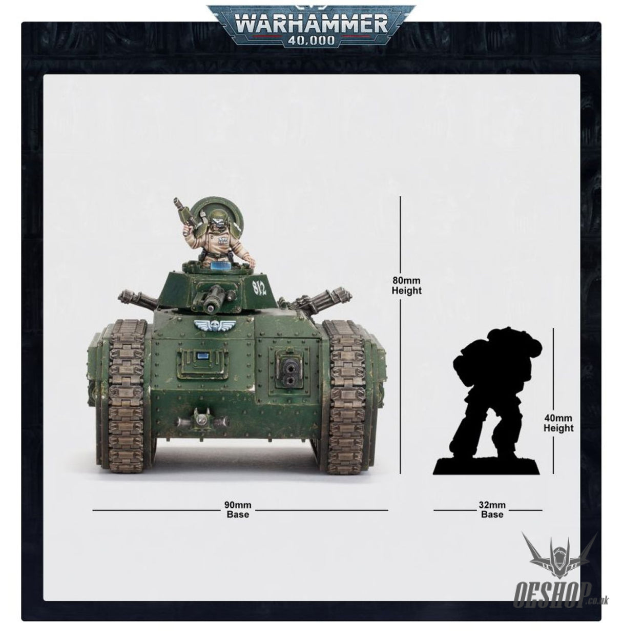 Warhammer 40,000 Astra Militarium: Chimera 47-07 Tabletop Wargame