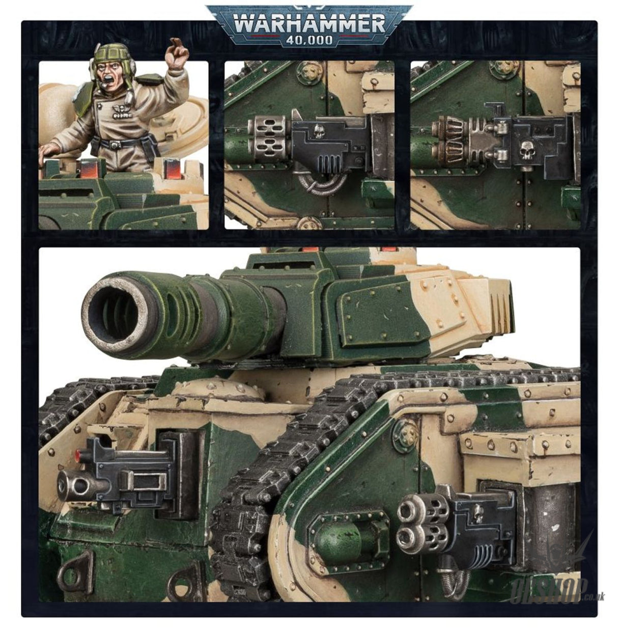 Warhammer 40,000 Astra Militarium: Leman Russ Battle Tank 47-06 Tabletop Wargame