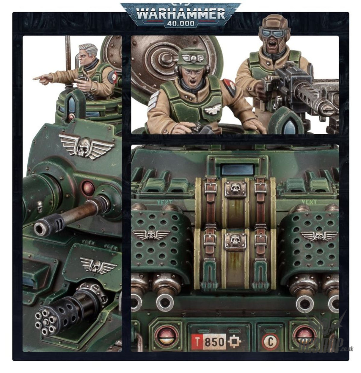 Warhammer 40,000 Astra Militarium: Rogal Dorn Battle Tank 47-31 Tabletop Wargame