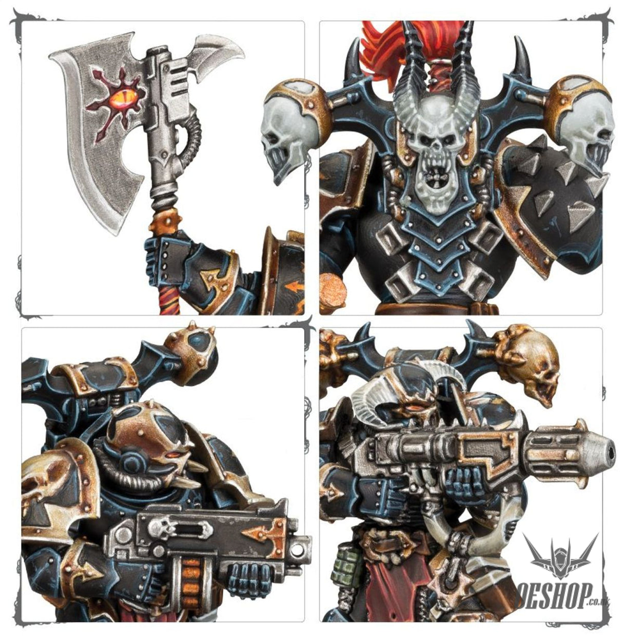 Warhammer 40,000 Chaos Space Marines: Legionaries 43-06 Tabletop Wargame
