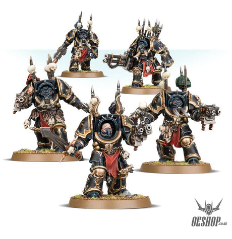 Warhammer 40,000 Chaos Space Marines: Chaos Terminator Squad 43-19 Tabletop Wargame