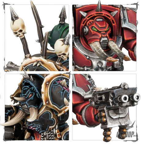 Warhammer 40,000 Chaos Space Marines: Chaos Terminator Squad 43-19 Tabletop Wargame
