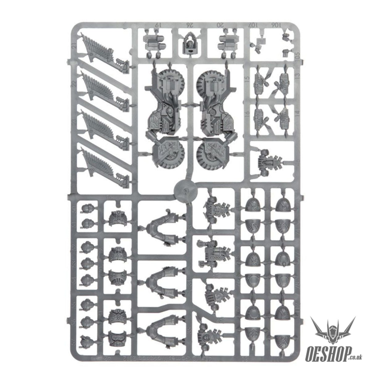 Warhammer 40,000 Dark Angels: Ravenwing Command Squad 44-11 Tabletop Wargame