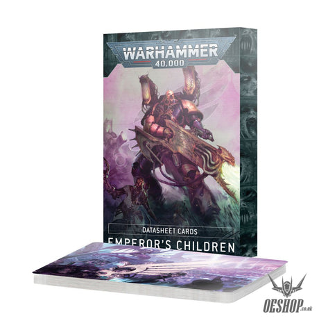 Warhammer 40,000 Datasheet Cards: Emperor’s Children 37-03 Tabletop Wargame