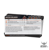 Warhammer 40,000 Kill Team Datasheet Cards: Sanctifiers 102-59 Tabletop Wargame
