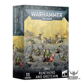 Warhammer 40,000 Orks: Runtherd and Gretchin 50-16 Tabletop Wargame