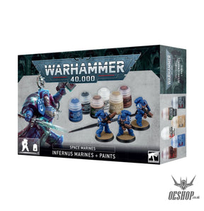 Warhammer 40,000 Paint Set: Space Marines - Infernus Marines 60-11 Painting Consumables