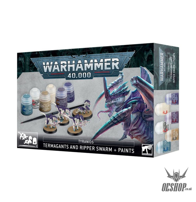 Warhammer 40,000 Paint Set: Tyranids - Termagants and Ripper Swarm 60-13 Painting Consumables