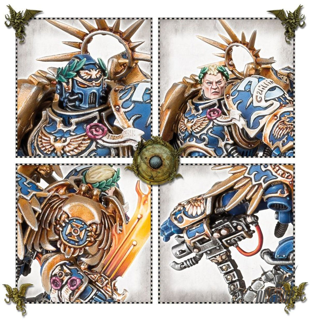 Warhammer 40,000 Space Marines: Ultramarines Roboute Guilliman 55-20 Tabletop Wargame